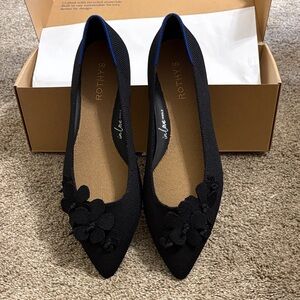Rothy’s Black The Pedal Point II Women's Shoes 10.5